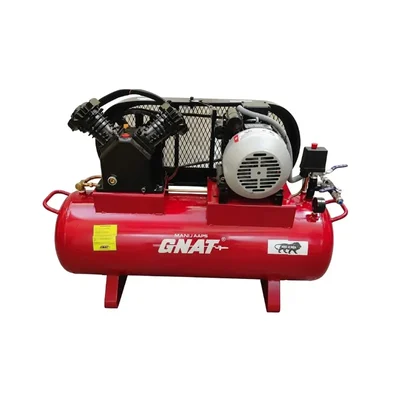 GNAT 2HP Belt Driven Lubricated Air Compressor for Garage Workshops & Pneumatic Tools