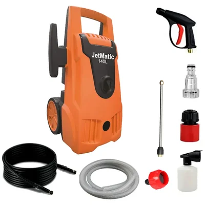 Algo 140 bar, 2 HP Single Phase Pressure Car Washer with 1 Year Warranty (Jetmatic-140L)