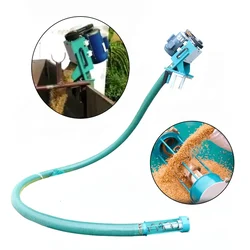 Flexible Grain Lifter 2 HP Single Phase Crompton Motor with 20 Feet Pipe for Transferring Crops 