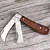 2 in 1 Foldable Grafting Knife with Wooden Handle/Stainless Steel Grafting Tool for Tree Grafting, Gardening(Pack of 2)