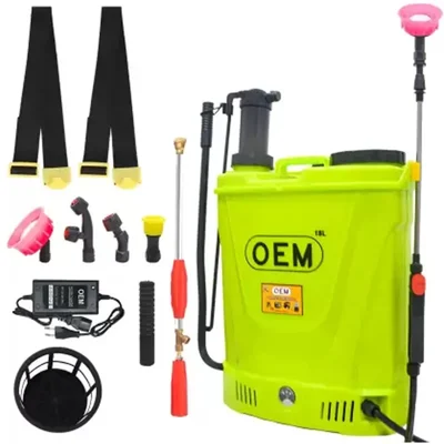 OEM 2in1 Manual & Battery Operated 18L Agriculture Sprayer Pump for Farming, Sanitizing, and Garden Use