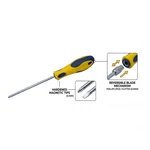 Tata Agrico 6.0x250mm 2-in-1 Reversible Insulated Screwdriver with Slotted & Phillips Dual Tips (pack of 5)