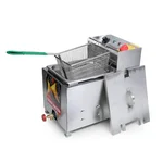 2-in-1 Commercial Table Top 6 Litre Deep Fryer (1/2 Size), Single Tank Fryer