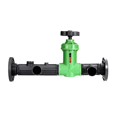 2 Inch Throttle Valve with Header Assembly 2 Parts, 2 Slip On Flange & 1 End Cap