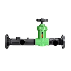 2 Inch  Throttle Valve with Header Assembly 2 Parts, 2 Slip On Flange & 1 End Cap