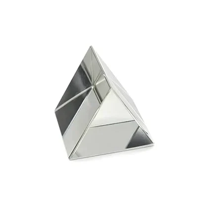 Cometek 2-Inch 60-Degree Light Refraction Science Experiments Bubble-Free Equilateral Glass Prism
