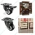 Heavy Duty 2 Inch Swivel & Brake Type Caster Wheel (Pack-4 Pcs)