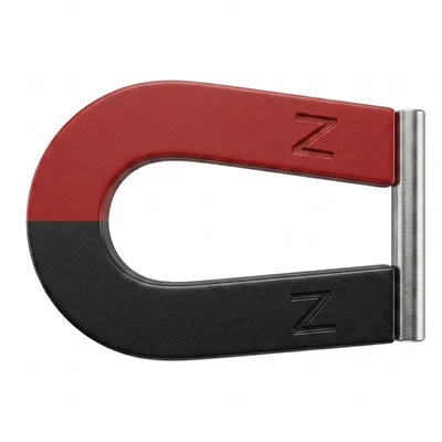 Elecopto 2 Inch U-Shaped Horseshoe Magnet | High Alnico Grade for Physics Lab Experiments & Demos