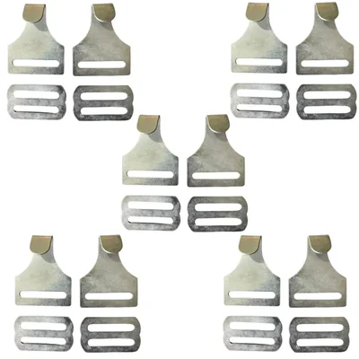 Heavy Duty 2 inch Mild Steel Buckle Set (Both Side Belt) for Battery Spayer(Pack-5 pieces)