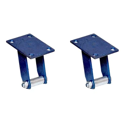 Heavy Duty 2 inch MS Movable Swivel Caster, 6 mm Plate - Pack of 2