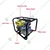 KisanKraft KK-WPP-60080, 4-stroke 212-cc 2 inch Petrol  Engine Agriculture Water Pump 