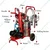 Open Door Trolley Type Milking Machine With 1 HP Motor, 40L SS Milk Tank & 1 Year Warranty