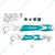Total 2 Pcs Chrome Plated Bent Wrench (THT10309328)