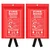CHANDOKS 2 pcs 39.37 x 39.37 inch Fiberglass Fire Safety Blankets, Suppression Fire Retardant Blanket for People
