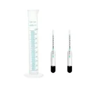 SBT Instruments 2pcs Milk Lactometer and 100ml Cylinder for Checking Milk Purity within a Minute