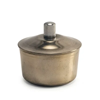 Cometek 100ml Stainless Steel Spirit Lamp Pack of 2 Laboratory Open Flame Heating Ratched Knob Wick Control