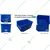 Avsar 300 x 200 x 160 mm FPO Blue Storage Bin with Verticle & Horizontal Partition, HDPE Material (Bin-35) - Pack of 2