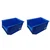 Avsar 300 x 200 x 160 mm FPO Blue Storage Bin with HDPE Material (Bin-35) - Pack of 2