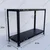 ALIJA 2 Shelf 30 x 41 x 15 Inch ( 2.5 x 3.5 x 1.25 Ft.) Black Colour 20 Gauge Multipurpose Storage Rack