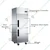 600 BTMC / GN 650 BTM - 2 SS Doors Reach in Freezer/Chiller/Refrigerator, 600 Litre Capacity 