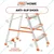 ProHome 2 Steps Anti Slip Shoes Aluminium Ladder With Platform (AQ-LAD-02) - 5 Years Warranty