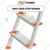ProHome 2 Steps Anti Slip Shoes Aluminium Ladder With Platform (AQ-LAD-02) - 5 Years Warranty