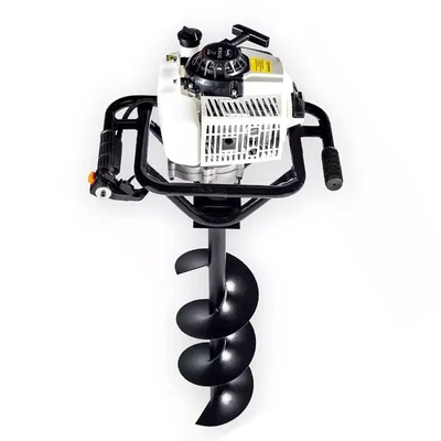 Really RAPL-EA-5210, 2 Stroke 52 cc Earth Auger / Post hole digger with 4 inch Auger Bit