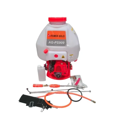 Vi-Power Gold AG-PS909 ,26 CC 2 Stroke Petrol Engine 20 L Knapsack Power Sprayer for Agriculture and Garden use