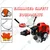 Sharp Garuda Premium 43CC 2Stroke Sidepack Brush Cutter Machine With Accessories