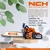 NCH H681, 58cc 2-Stroke Petrol Chainsaw with 18 inch Guide Bar for Felling/Cutting Trees, Logging Woods