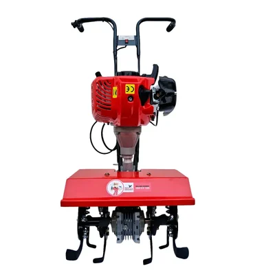 Sharp Garuda Micro Weeder 2 Stroke 52 CC 1.75 HP Petrol Engine Mini Tiller for Garden, Agriculture Use