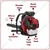 MECSTROKE EB9900, 2-stroke 75.6-cc Petrol Operated Backpack Leaf Blower
