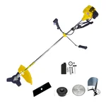 Kisankraft KK-BC-565, 2.27 HP 52.7 CC 2-Stroke Sidepack Brush Cutter with Accessories