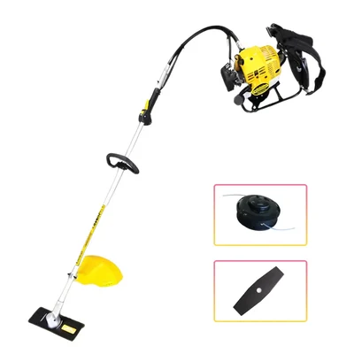 Kisankraft KK-SBC-143, 2 Stroke 41.5 cc Backpack Brush Cutter for Agricultural and Gardening Purposes
