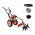 Sharp Garuda 63 cc 2-Stroke Petrol Engine Trolley Type Brush Cutter with Free Tiller Attachment & Accessories