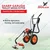 Sharp Garuda 63 cc 2-Stroke Petrol Engine Trolley Type Brush Cutter with Free Tiller Attachment & Accessories