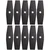 Heavy Duty 10 Pieces 12 Inch 2.5 mm Diamond Cut 2T Blade For Petrol Brush Cutter, BC-155