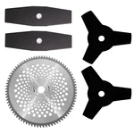 Heavy Duty 2-Teeth Blade (2 Pcs), 3-Teeth Blade (2 Pcs) and 80-Teeth TCT Blade (1 Pc) Combo For Petrol Brush Cutter