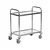Premium Quality 2 Tier Stainless Steel Service/Bar Trolley on Wheels