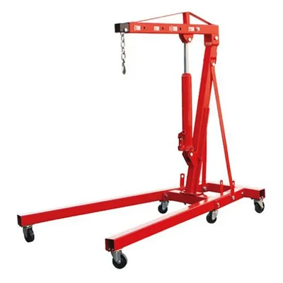 Zaafa 2 Ton Capacity Hydraulic Floor/Engine lifting Crane With 2000 mm Maximum Lifting Height (JC-2T)