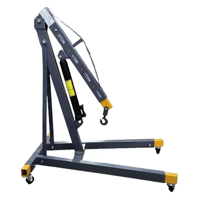 HT 2 Ton Capacity Hydraulic Floor/Engine Crane With 2450 mm Maximum Lifting Height