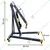 HT 2 Ton Capacity Hydraulic Floor/Engine Crane With 2450 mm Maximum Lifting Height