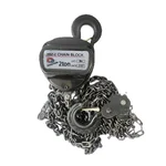 Crown Power 2 Ton 3 Meter Double Fall Chain Pulley Block, 3 Meter Standard Lift With 6 mm Load Chain