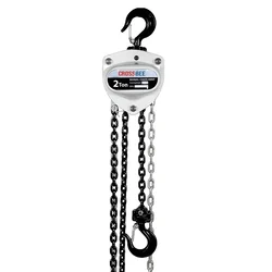 Crossbee 2 ton Chain Pulley Block- 9 Meter Lifting Height & 8 mm Load Chain- Single Fall (Warranty - 6 Months)