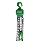 Turtle 2 Ton Chain Pulley Block With 12 Meter Standard Lifting Height,6 mm Load Chain, Double Fall