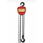 Power 1 Ton Chain Pulley Block, 3 meter Chain-3 m Standard Lift, 6 mm load chain-Single Fall