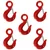 Heavy Duty 2 Ton Capacity Eye Hook with Latch - Pack of 5 Pcs