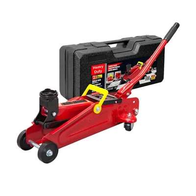 Heavy Duty 2 Ton Capacity Floor Trolley Jack with Box for Hatchback Cars, Taxi - 320 mm Maximum Lifting Height