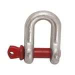 Heavy Duty 2 Ton Alloy Steel Screw Pin Type D Shackle For Lifting