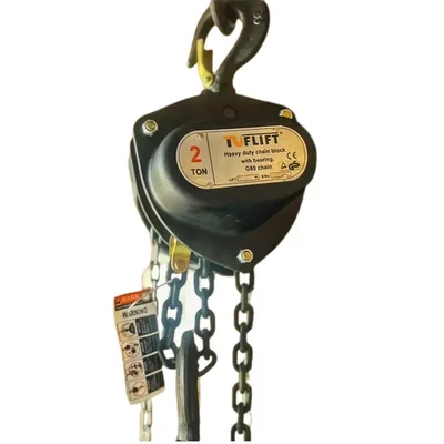 TUFLIFT 2 Ton VD Series Chain Pulley Block with Ball Bearing, 3 meter Standard Lift